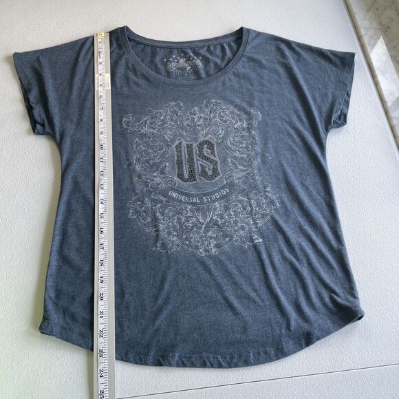 Universal Studios Short Sleeve Graphic Tee Womens Size Small Blue T Shirt - Picture 8 of 8